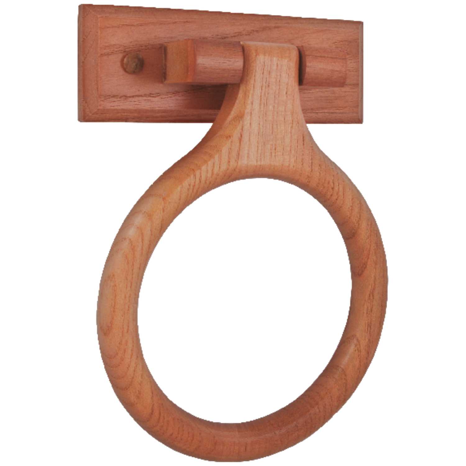 OakBrook Exquisite Oak Towel Ring Wood Ace Hardware