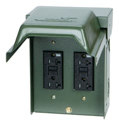 GE Midwest 20 amps 120 V Surface Mount Power Outlet Box