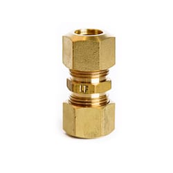 ATC 3/8 in. Compression X 3/8 in. D Compression Yellow Brass Union