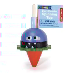 Kikkerland Kidoki Dizzy Monster Spinning Top Multicolored