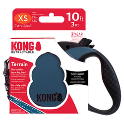 Kong Blue Plastic Dog Retractable Leash X-Small