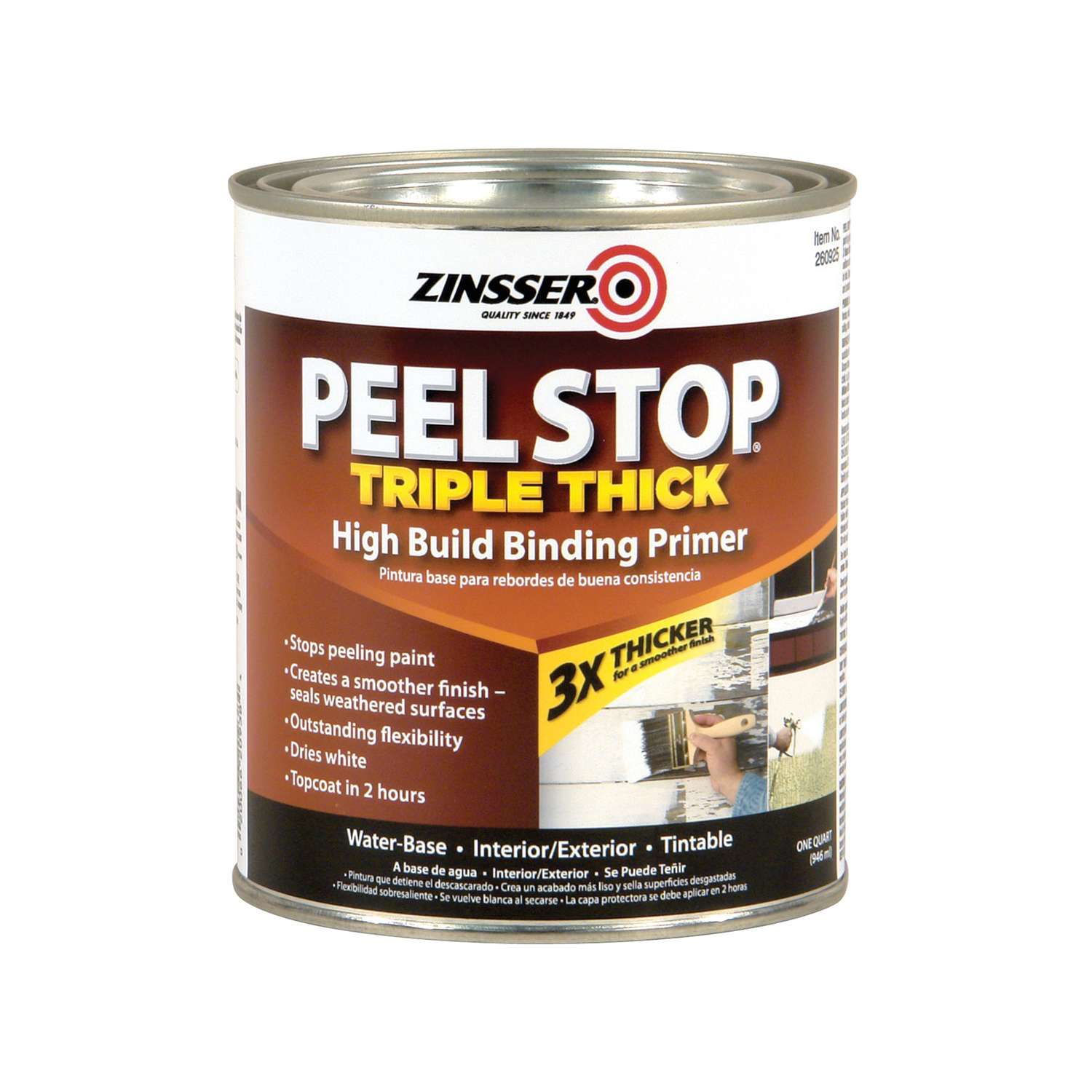 Zinsser Peel Stop White Smooth WaterBased Acrylic High Build Binding