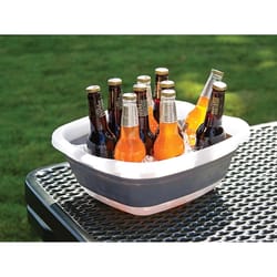 Progressive Prepworks 15 in. L X 12.25 in. W X 5.5 in. H Clear/Gray TPE/Polypropylene Dish Tub