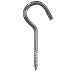 Hillman 0.8125-in Zinc-plated Steel Screw Eye Hook in the Hooks