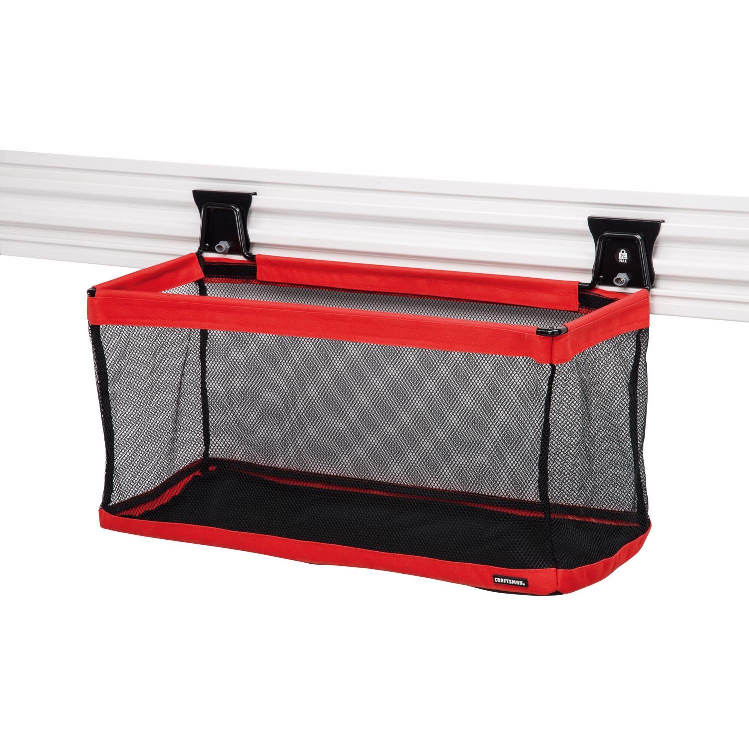 Craftsman VersaTrack 3.1 in. L X 24.4 in. W X 10.3 in. H Black/Red Basket Sansujyuku sansujyuku.com