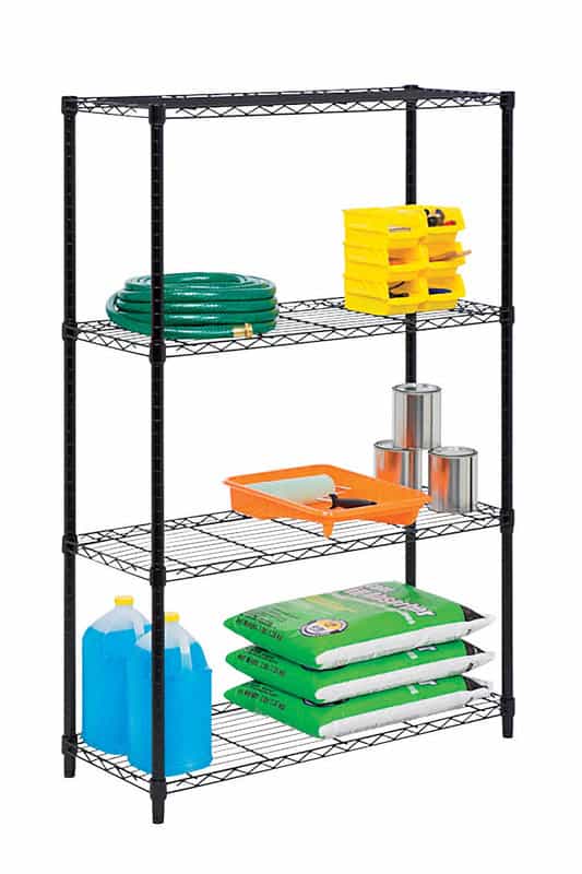 Honey Can Do 54 in H x 36 in W x 14 in D Steel Shelving Honey Can Do 54 in H x 36 in W x 14 in D Steel Shelving