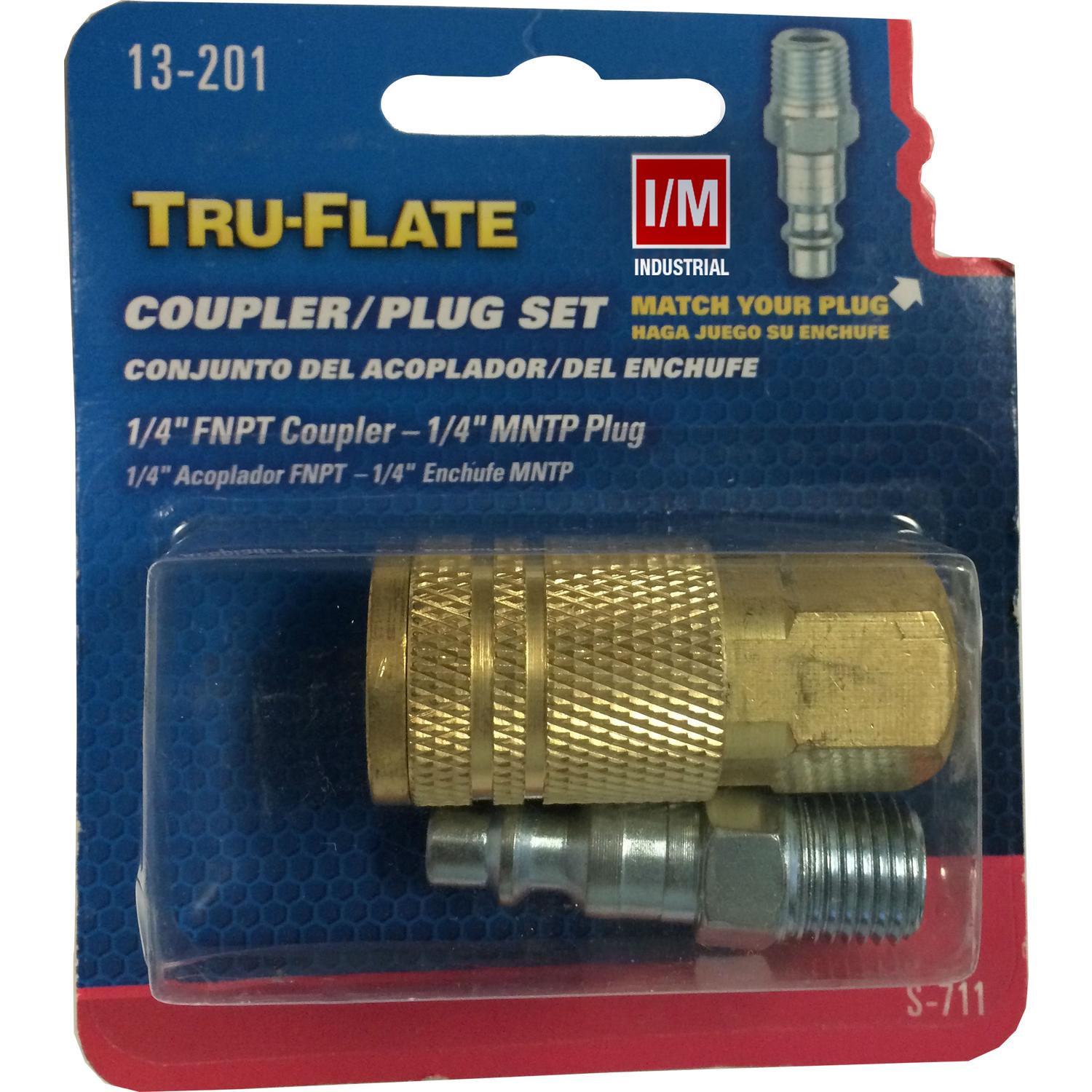 thumbnail image 2 of Air Hose Connectors Kit 8 Pcs 1/4 Coupler Quick Connect 300 2 of 9