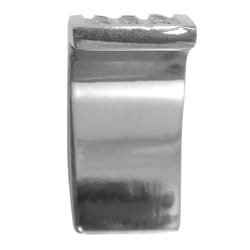 MNG Bellagio Rectangle Cabinet Knob 1-1/6 in. Crystal/Polished Chrome 1 pk