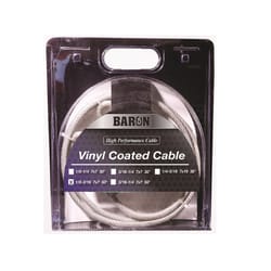 Baron Vinyl Coated Galvanized Steel 1/8-3/16 in. D X 50 ft. L Cable Sling