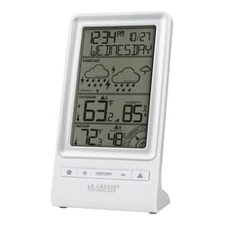 AcuRite Compact Color Weather Forecast Station with White Frame and Wireless  Remote Sensor