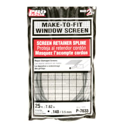 Prime-Line 0.14 in. D X 300 in. L Screen Spline