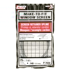 Prime-Line 0.14 in. D X 300 in. L Screen Spline Prime-Line 0.14 in. D X 300 in. L Screen Spline