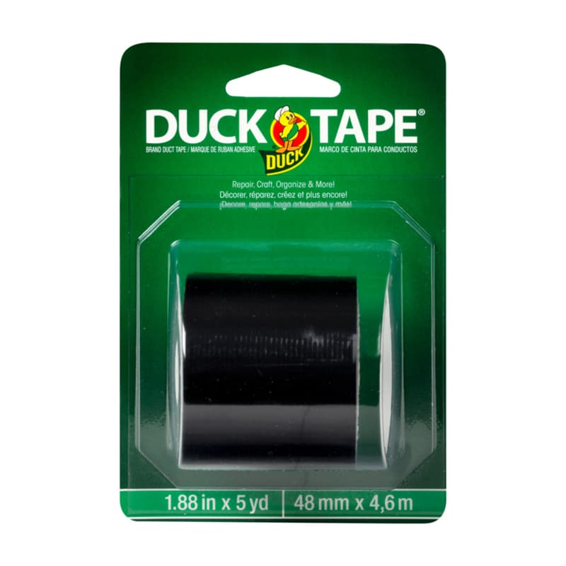 GTIN 075353030424 product image for Duck Brand 15 ft. L x 1.88 in. W Black Duct Tape | upcitemdb.com