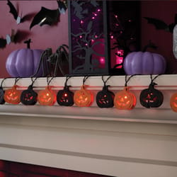 Celebrations Orange 10 ct LED Pumpkins Lights