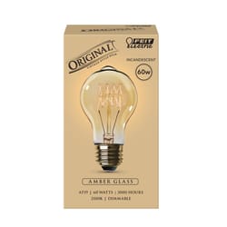 Feit The Original 60 W A19 Vintage Incandescent Bulb E26 (Medium) Soft White 1 pk