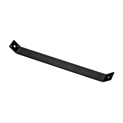 National Hardware 16.3 in. H x 1/8 in. W x 1.5 in. L Black Carbon Steel ...