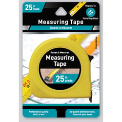 Jacent 25 ft. L X 1 in. W Magnetic Tape Measure 1 pk
