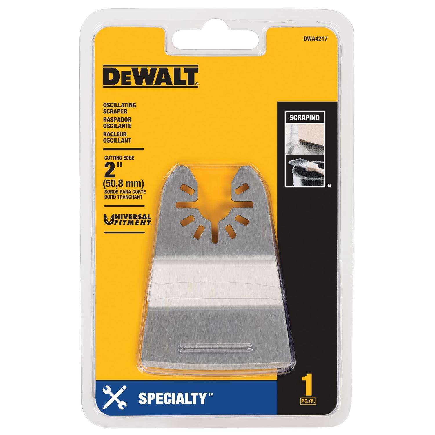 DeWalt Universal Fitment Steel Rigid Scraper Blade 1 pk Ace Hardware