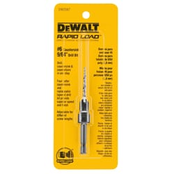 DeWalt Rapid Load #6 X 9/64 in. D High Speed Steel Countersink Bit 1 pc