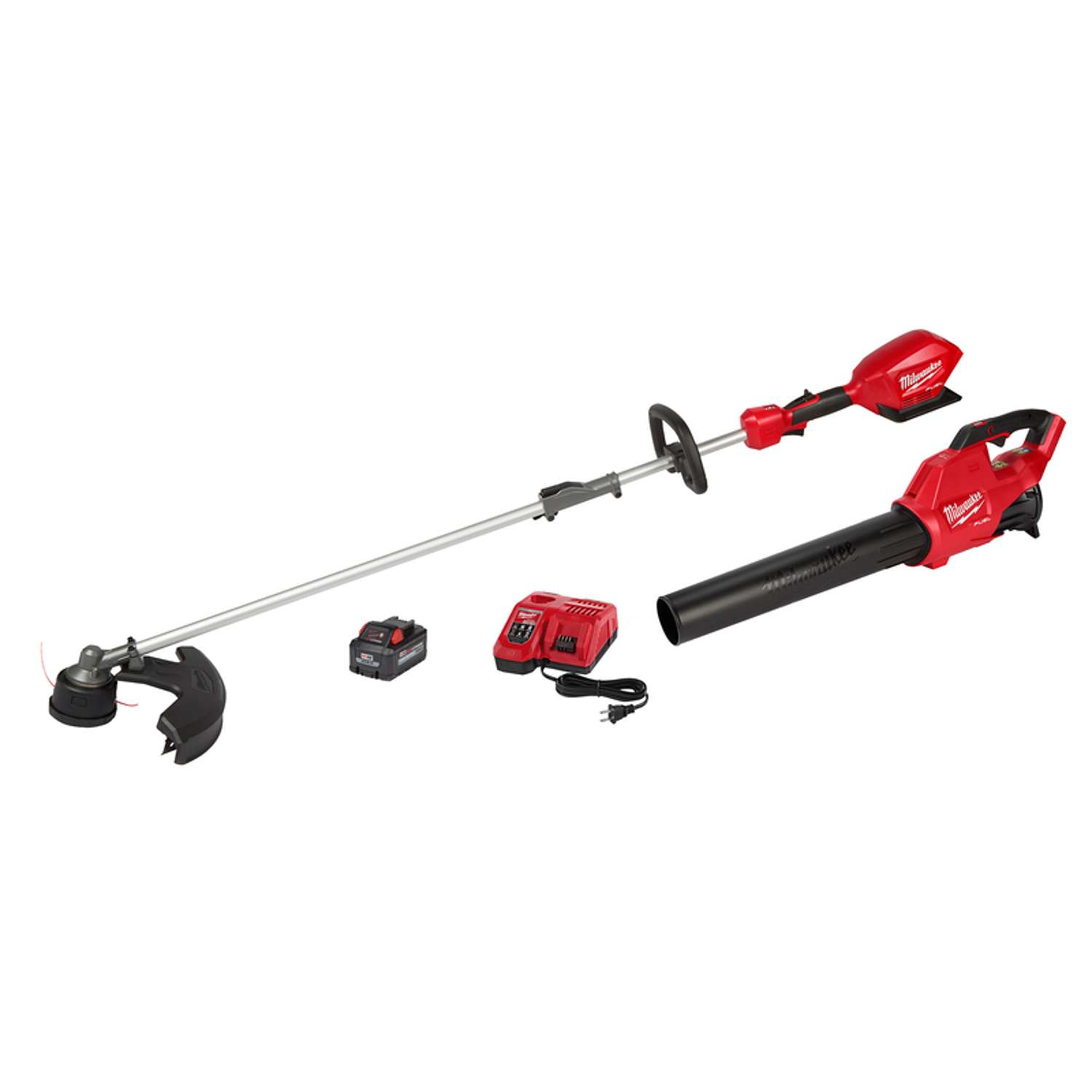 Milwaukee M18 Fuel 16 in. 18 V Battery Trimmer and Blower Combo Kit Kit
