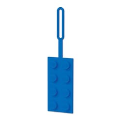 LEGO Classic 2x4 Blue Bag Tag Silicone 1 pk