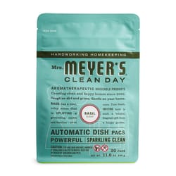Mrs. Meyer's Clean Day Basil Scent Powder Dishwasher Detergent 20 oz