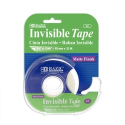 Bazic Products 3/4 in. W X 1296 in. L Invisible Tape Clear
