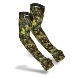 Farmers Defense S/M Polyester/Spandex Green Camo Protection Sleeves