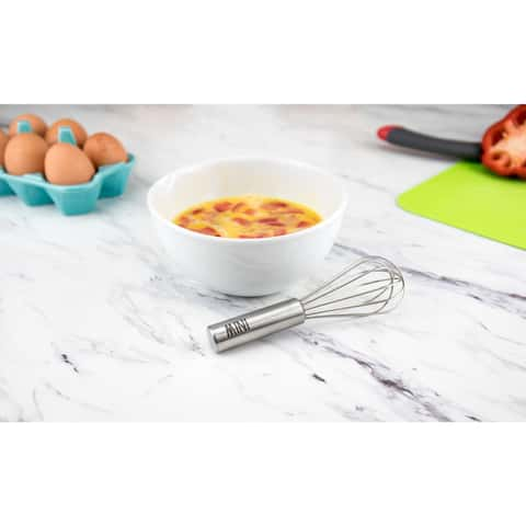 Chef Craft 3pc Chrome Plated Steel Mini Whisk Set - Great for Sauces,  Dressing, Eggs and More