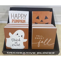 P Graham Dunn Halloween and Fall Block Halloween Decor