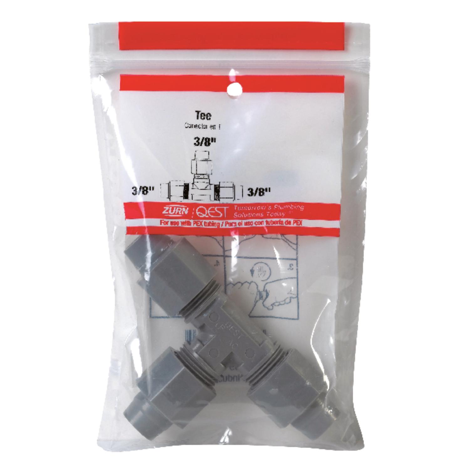 UPC 084169687135 product image for Zurn 3/8 in. CTS x 3/8 in. Dia. CTS Polybutylene Tee | upcitemdb.com