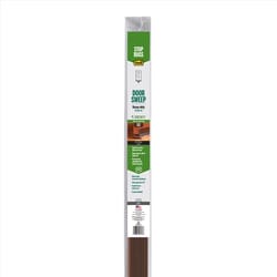 M-D Building Products Deny Bronze Aluminum/Vinyl Sweep For Doors 36 in. L X 0.25 in.