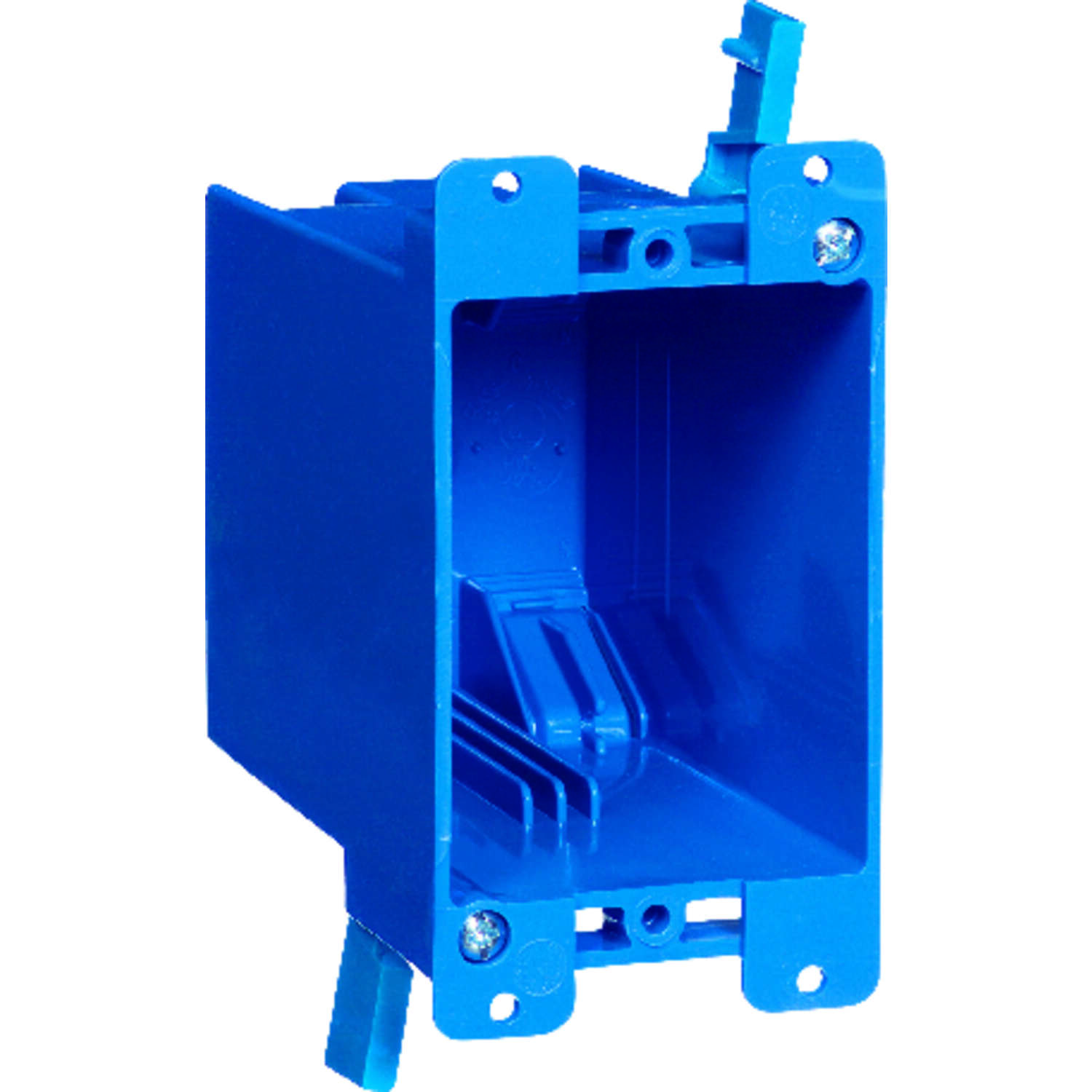 Carlon  3-3/4 in H Rectangle  1 Gang  Outlet Box  Blue  PVC 
