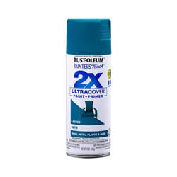 Rust-Oleum Painter's Touch 2X Ultra Cover Satin Lagoon Paint+Primer Spray Paint 12 oz