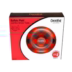 CocoNut Outdoor Buffalo Plaid PVC Snow Tube 48 in.