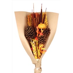 Second Nature 30 in. Autumn Pine Swag Large Bouquet Fall Decor