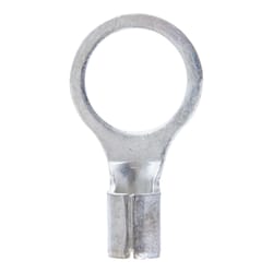 Jandorf 8 Ga. Insulated Wire Terminal Ring Silver 2 pk