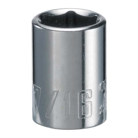 Craftsman 7/16 in. SAE 6 Point Shallow Socket - 1/4 in. Drive