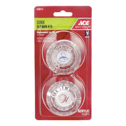 Ace For Valley Clear Bathroom and Kitchen Faucet Handles