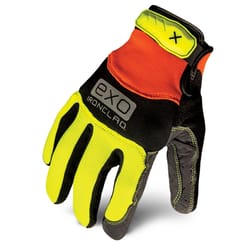 Ironclad Hi-Viz Exo Men's Indoor/Outdoor Pro Gloves Orange/Yellow XL 1 pk