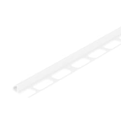 M-D BUILDING PRODUCTS 0.38 in. W X 96 in. L White PVC Tile Caps
