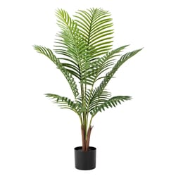 Glitzhome Green Plastic 61 in. H Artificial Potted Plant