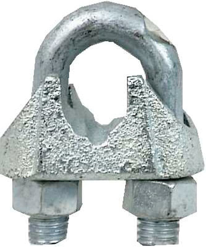 Campbell Electrogalvanized Malleable Iron Wire Rope Clip 1-1/2 in. L Campbell Electrogalvanized Malleable Iron Wire Rope Clip 1-1/2 in. L