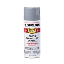 Rust-Oleum Stops Rust Gloss Smoke Gray Spray Paint 12 oz