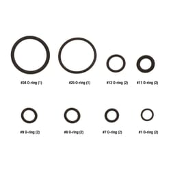 Danco 0.00 in. D Rubber Assorted O-Ring 14 pk
