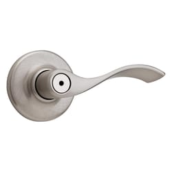 Kwikset Balboa Satin Nickel Privacy Lever Right or Left Handed