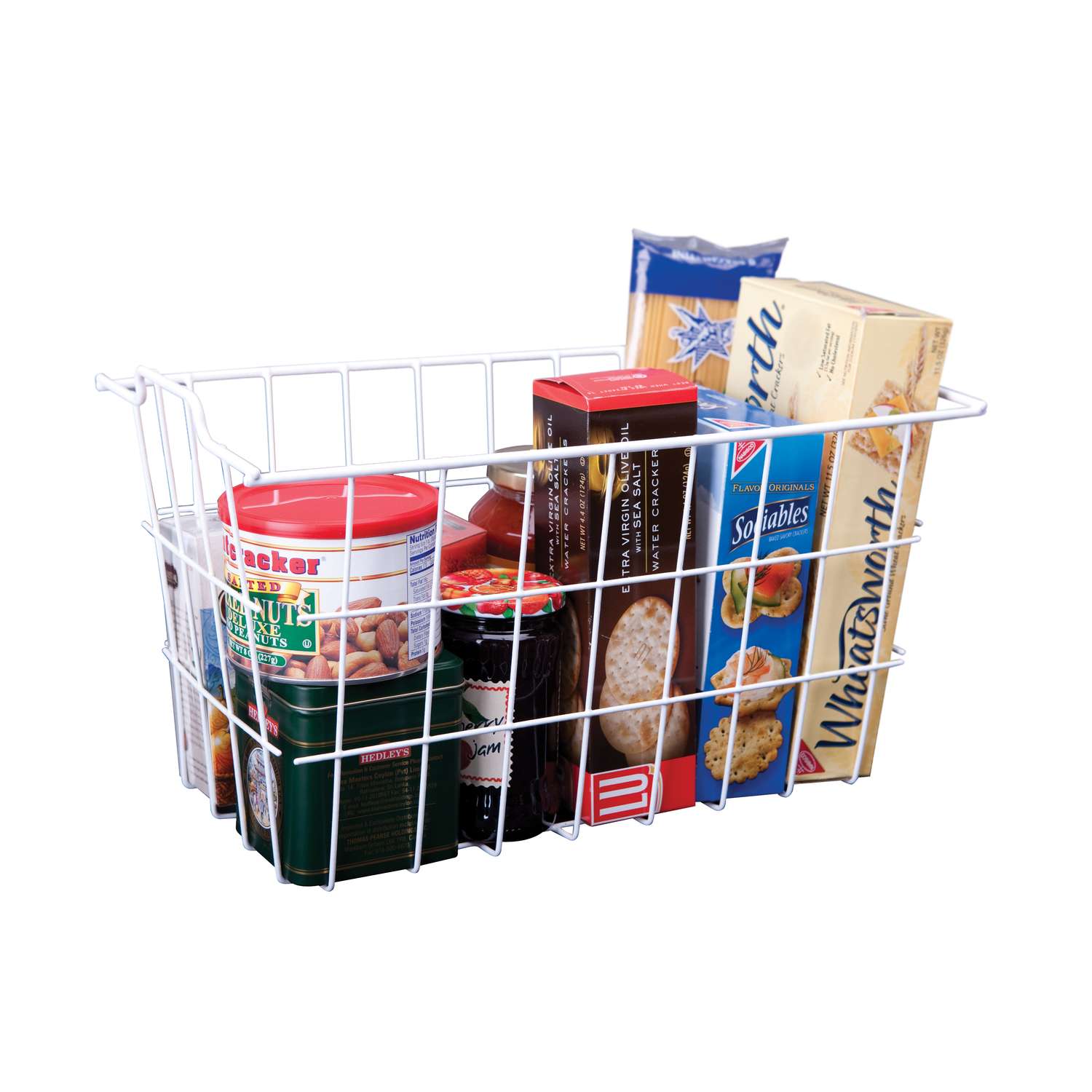 Grayline 91/4 in. L X 83/4 in. W X 91/4 in. H White Storage Basket Ace Hardware