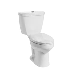 Mansfield Wood White Round Soft Close Toilet Seat