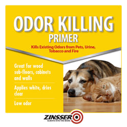 Zinsser Clear Water-Based Acrylic Odor Killing Primer 1 qt