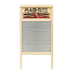 Maid-Rite 12-7/16 in. W X 23.75 in. L Metal Scrub Surface Washboard